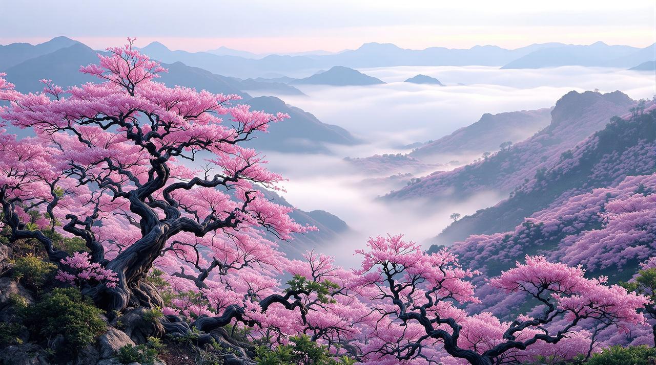 飞马影视 - 浙江天台山云锦杜鹃花海漫游